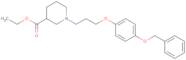 Ethyl 1-{3-[4-(benzyloxy)phenoxy]propyl}piperidine-3-carboxylate