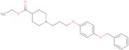 Ethyl 1-{3-[4-(benzyloxy)phenoxy]propyl}piperidine-4-carboxylate