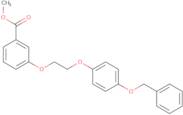 Methyl 3-{2-[4-(benzyloxy)phenoxy]ethoxy}benzoate