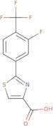 2-[3-Fluoro-4-(trifluoromethyl)phenyl]-1,3-thiazole-4-carboxylic acid