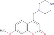 7-Methoxy-4-(piperazin-1-ylmethyl)-2H-chromen-2-one