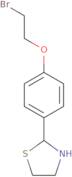 2-Bromoethyl 4-(1,3-thiazolan-2-yl)phenyl ether