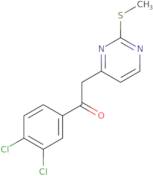 1-(3,4-Dichlorophenyl)-2-[2-(methylsulfanyl)-4-pyrimidinyl]-1-ethanone