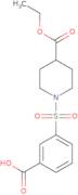 3-{[4-(Ethoxycarbonyl)piperidino]-sulfonyl}benzenecarboxylic acid