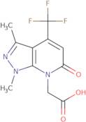 2-[1,3-Dimethyl-6-oxo-4-(trifluoromethyl)-1H,6H,7H-pyrazolo[3,4-b]pyridin-7-yl]acetic acid