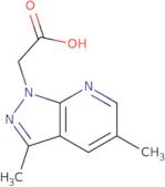 2-{3,5-Dimethyl-1H-pyrazolo[3,4-b]pyridin-1-yl}acetic acid