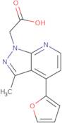 2-[4-(Furan-2-yl)-3-methyl-1H-pyrazolo[3,4-b]pyridin-1-yl]acetic acid