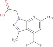 2-[4-(Difluoromethyl)-3,6-dimethyl-1H-pyrazolo[3,4-b]pyridin-1-yl]acetic acid