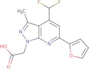 2-[4-(Difluoromethyl)-6-(furan-2-yl)-3-methyl-1H-pyrazolo[3,4-b]pyridin-1-yl]acetic acid