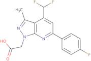 2-[4-(Difluoromethyl)-6-(4-fluorophenyl)-3-methyl-1H-pyrazolo[3,4-b]pyridin-1-yl]acetic acid