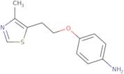 4-[2-(4-Methyl-1,3-thiazol-5-yl)ethoxy]aniline