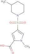 1-Methyl-4-[(3-methylpiperidin-1-yl)sulfonyl]-1H-pyrrole-2-carboxylic acid