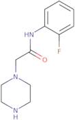 N-(2-Fluorophenyl)-2-piperazin-1-ylacetamide