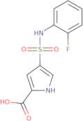 4-[(2-Fluorophenyl)sulfamoyl]-1H-pyrrole-2-carboxylic acid