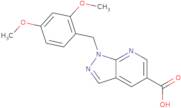 1-[(2,4-Dimethoxyphenyl)methyl]-1H-pyrazolo[3,4-b]pyridine-5-carboxylic acid