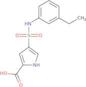 4-[(3-Ethylphenyl)sulfamoyl]-1H-pyrrole-2-carboxylic acid