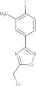 5-(Chloromethyl)-3-(4-fluoro-3-methylphenyl)-1,2,4-oxadiazole