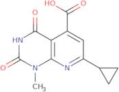 7-Cyclopropyl-1-methyl-2,4-dioxo-1H,2H,3H,4H-pyrido[2,3-d]pyrimidine-5-carboxylic acid