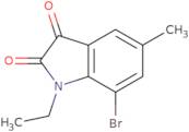 7-Bromo-1-ethyl-5-methyl-1H-indole-2,3-dione