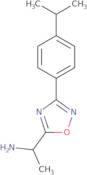 1-{3-[4-(Propan-2-yl)phenyl]-1,2,4-oxadiazol-5-yl}ethan-1-amine