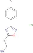 {2-[3-(4-Bromophenyl)-1,2,4-oxadiazol-5-yl]ethyl}amine hydrochloride