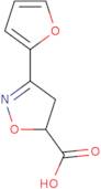 3-(Furan-2-yl)-4,5-dihydro-1,2-oxazole-5-carboxylic acid