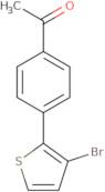 1-[4-(3-Bromothien-2-yl)phenyl]ethanone