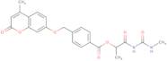 1-[(Methylcarbamoyl)amino]-1-oxopropan-2-yl 4-{[(4-methyl-2-oxo-2H-chromen-7-yl)oxy]methyl}benzoate