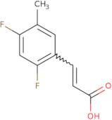 (2E)-3-(2,4-Difluoro-5-methylphenyl)prop-2-enoic acid