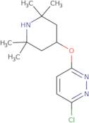 3-Chloro-6-((2,2,6,6-tetramethylpiperidin-4-yl)oxy)pyridazine