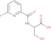 (2S)-2-[(6-Fluoropyridin-2-yl)formamido]-3-hydroxypropanoic acid