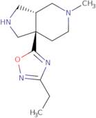 rac-5-[(3aR,7aR)-5-Methyl-octahydro-1H-pyrrolo[3,4-c]pyridin-7a-yl]-3-ethyl-1,2,4-oxadiazole