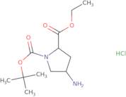 (2S,4R)-1-tert-Butyl 2-ethyl 4-aminopyrrolidine-1,2-dicarboxylate hydrochloride