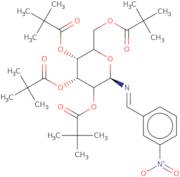 N-(3-Nitrobenzyliden)imino-2,3,4,6-tetra-O-pivaloyl-D-glucopyranoside