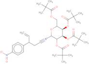 N-[2-(4'-Nitrophenyl)-1-cyano-3-butene]-2,3,4,6-tetra-O-pivaloyl-D-glucopyranoside