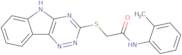 2-(9H-1,3,4,9-Tetraaza-fluoren-2-ylsulfanyl)-N-o-tolyl-acetamide