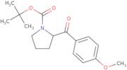 tert-Butyl 2-(4-methoxybenzoyl)pyrrolidine-1-carboxylate