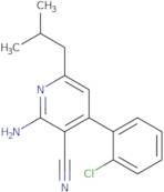 2-Amino-4-(2-chlorophenyl)-6-isobutylnicotinonitrile