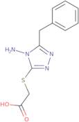 2-[(4-Amino-5-benzyl-4H-1,2,4-triazol-3-yl)sulfanyl]acetic acid