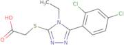 2-{[5-(2,4-Dichlorophenyl)-4-ethyl-4H-1,2,4-triazol-3-yl]sulfanyl}acetic acid