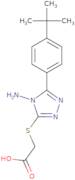 [4-Amino-5-(4-tert-butyl-phenyl)-4H-[1,2,4]triazol-3-ylsulfanyl]-acetic acid