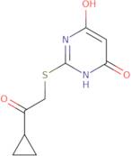 1-Cyclopropyl-2-[(4,6-dihydroxypyrimidin-2-yl)thio]ethanone