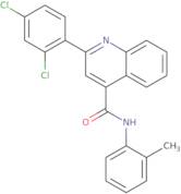 2-(2,4-Dichloro-phenyl)-quinoline-4-carboxylic acid o-tolylamide