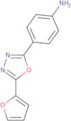 4-[5-(2-Furyl)-1,3,4-oxadiazol-2-yl]aniline