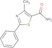 4-Methyl-2-phenyl-1,3-thiazole-5-carboxamide