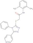 N-(2,6-Dimethylphenyl)-2-{[4-phenyl-5-(pyridin-4-yl)-4H-1,2,4-triazol-3-yl]sulfanyl}acetamide