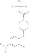 t-Butyl 4-(2-bromo-4-nitrophenoxy)piperidine-1-carboxylate