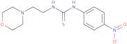 ((2-morpholin-4-ylethyl)amino)((4-nitrophenyl)amino)methane-1-thione