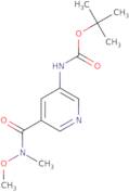 tert-Butyl (5-(methoxy(methyl)carbamoyl)pyridin-3-yl)carbamate