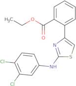 Ethyl 2-[2-(3,4-dichloroanilino)-1,3-thiazol-4-yl]benzenecarboxylate